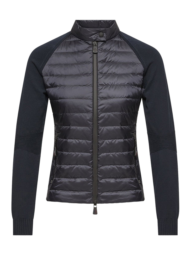 CARDIGAN IMBOTTITO CON ZIP