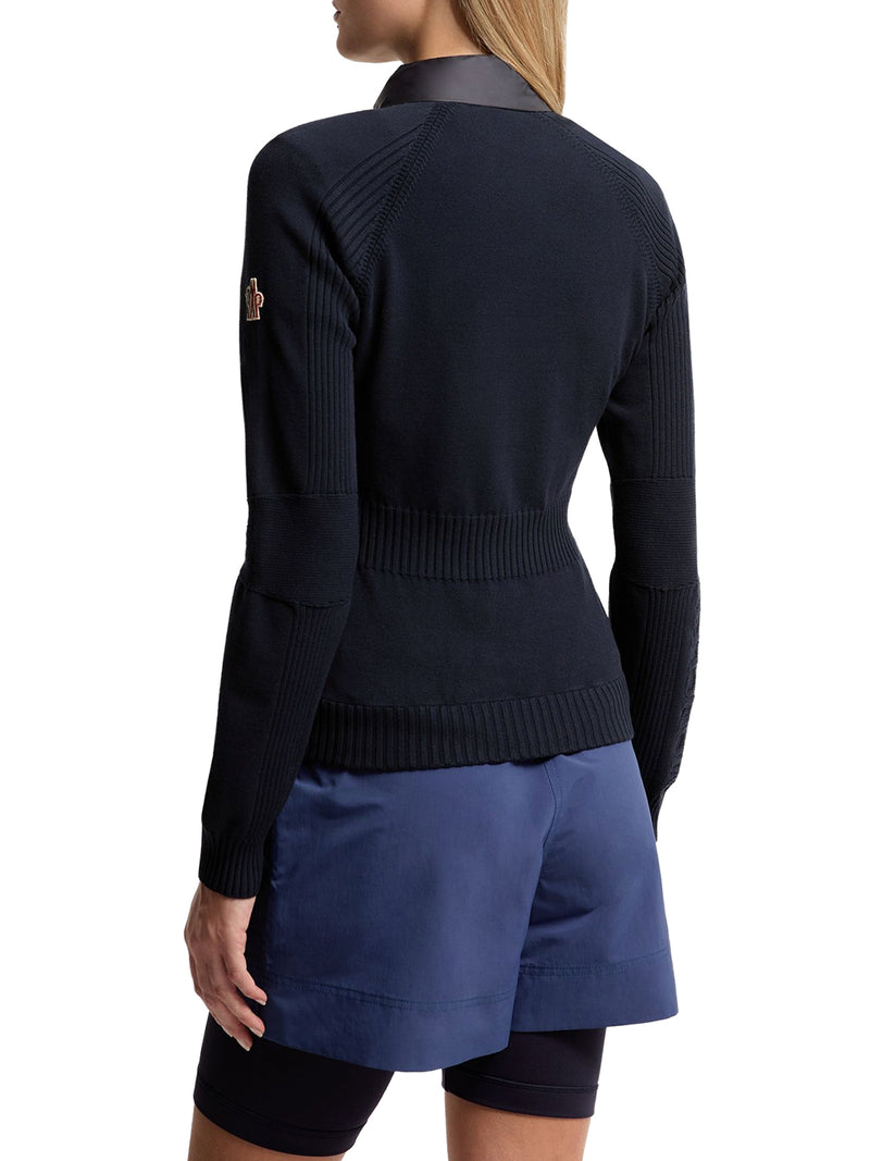 CARDIGAN IMBOTTITO CON ZIP