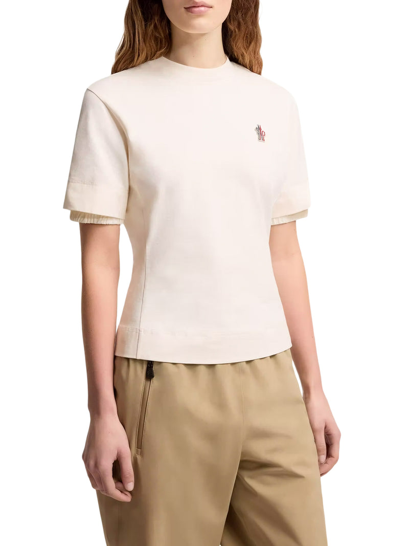 T-SHIRT IN JERSEY ELASTICIZZATO