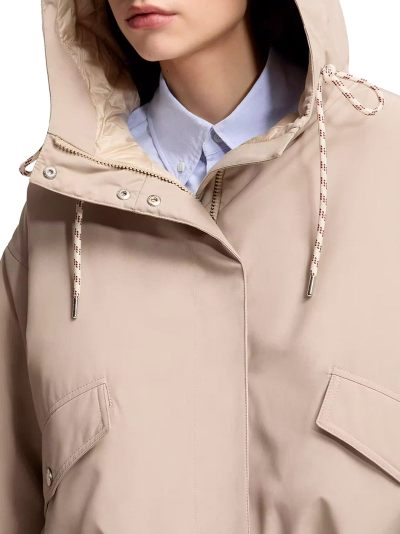 PIUMINO CORTO EUCALYPTUS CON CAPPUCCIO