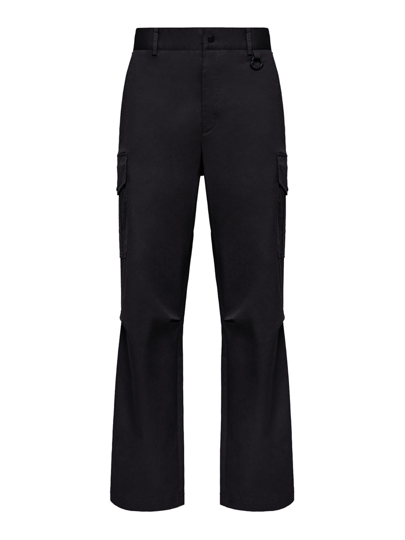 PANTALONI CARGO IN GABARDINE DI MISTO COTONE