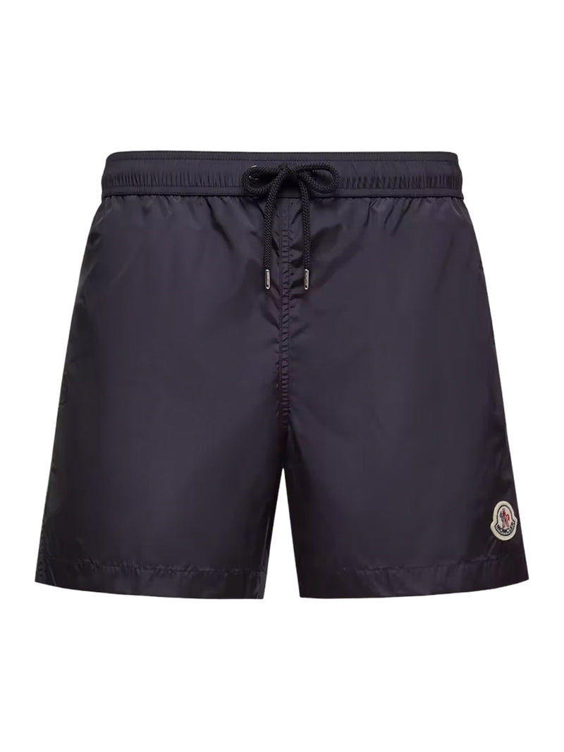 SHORTS DA BAGNO CON PATCH LOGATO