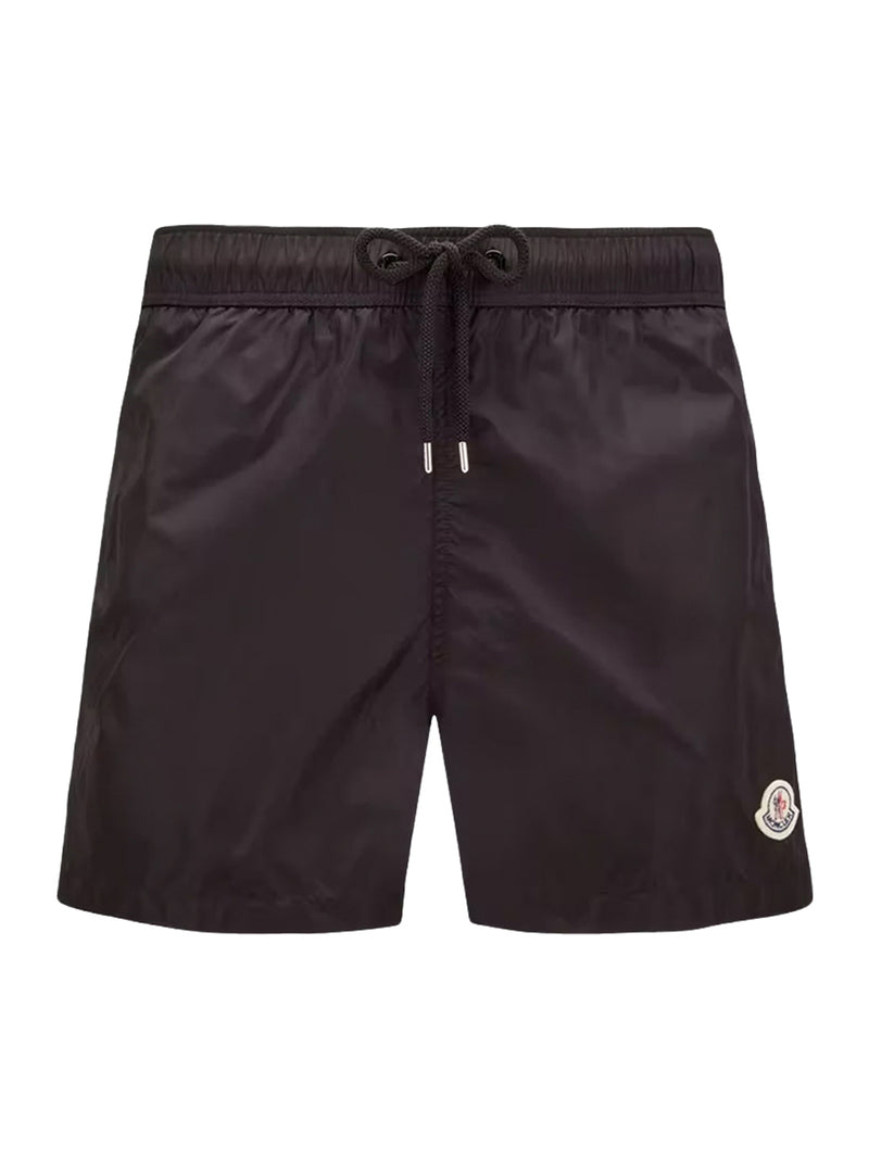 SHORTS DA BAGNO CON PATCH LOGATO