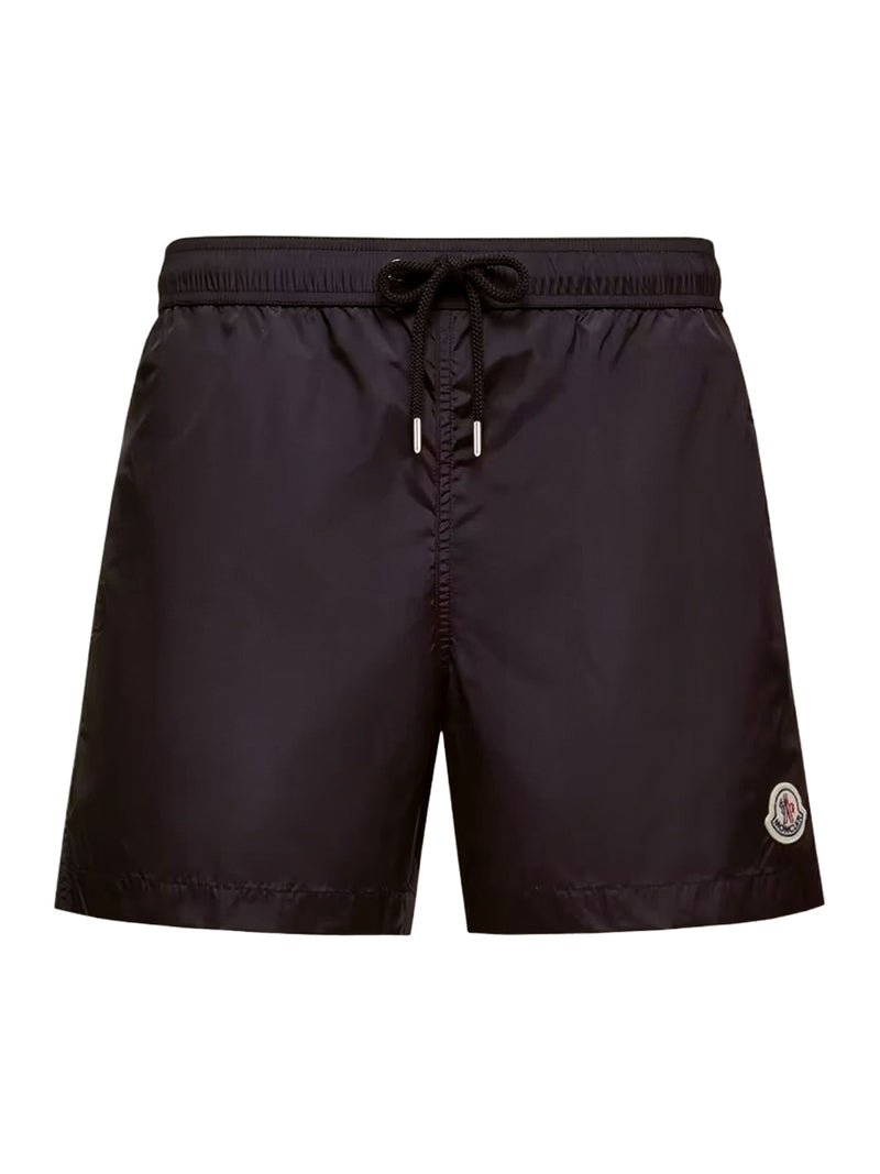 SHORTS DA BAGNO CON PATCH LOGATO