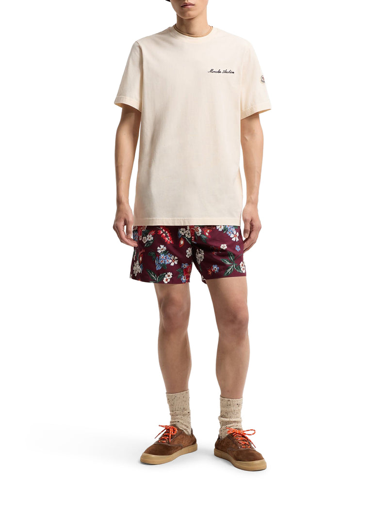 T-SHIRT CON LOGO RICAMATO IN COTONE