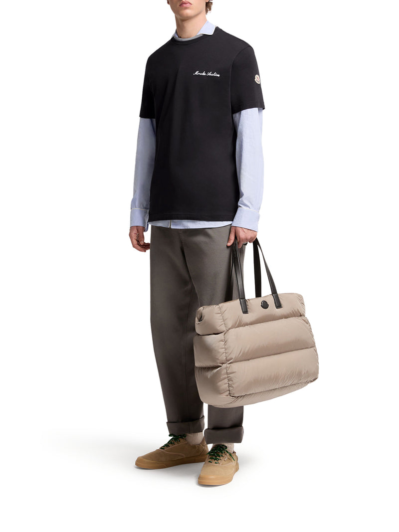 T-SHIRT CON LOGO RICAMATO IN COTONE