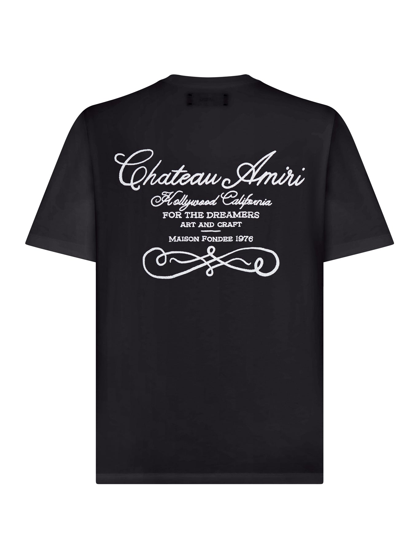 T-SHIRT IN COTONE CON SCRITTA CHATEAU – Suit Negozi