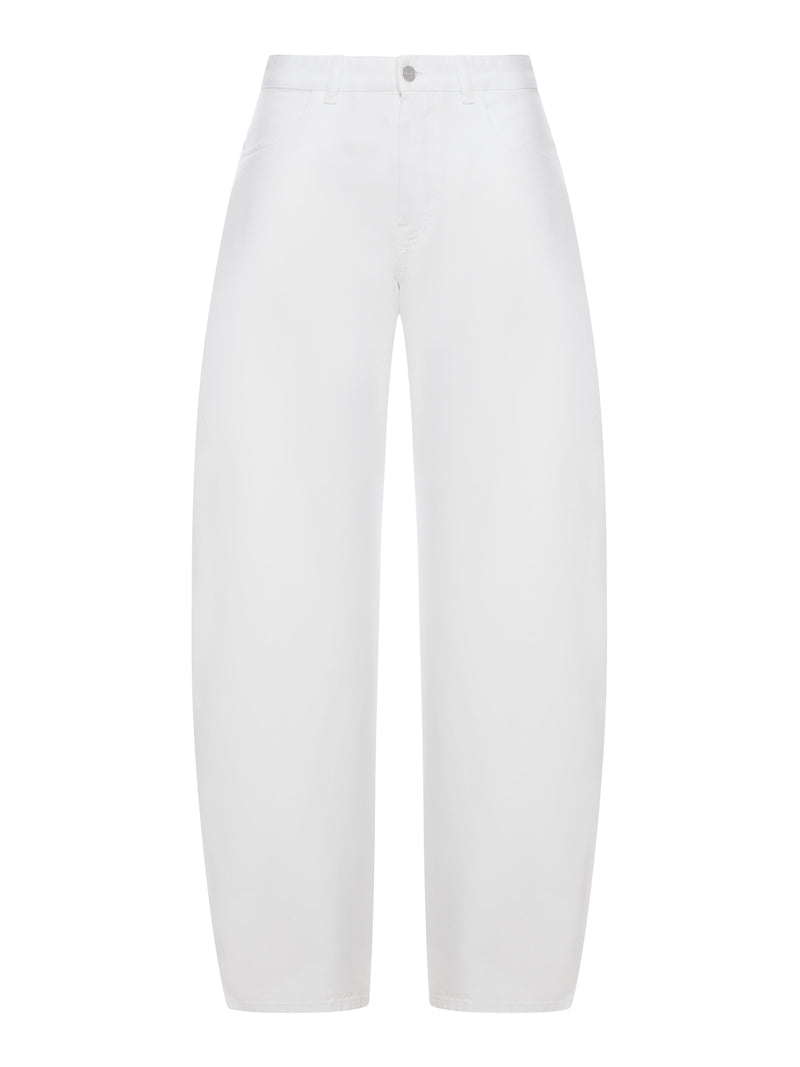 JEANS ARROTONDATI A VITA BASSA