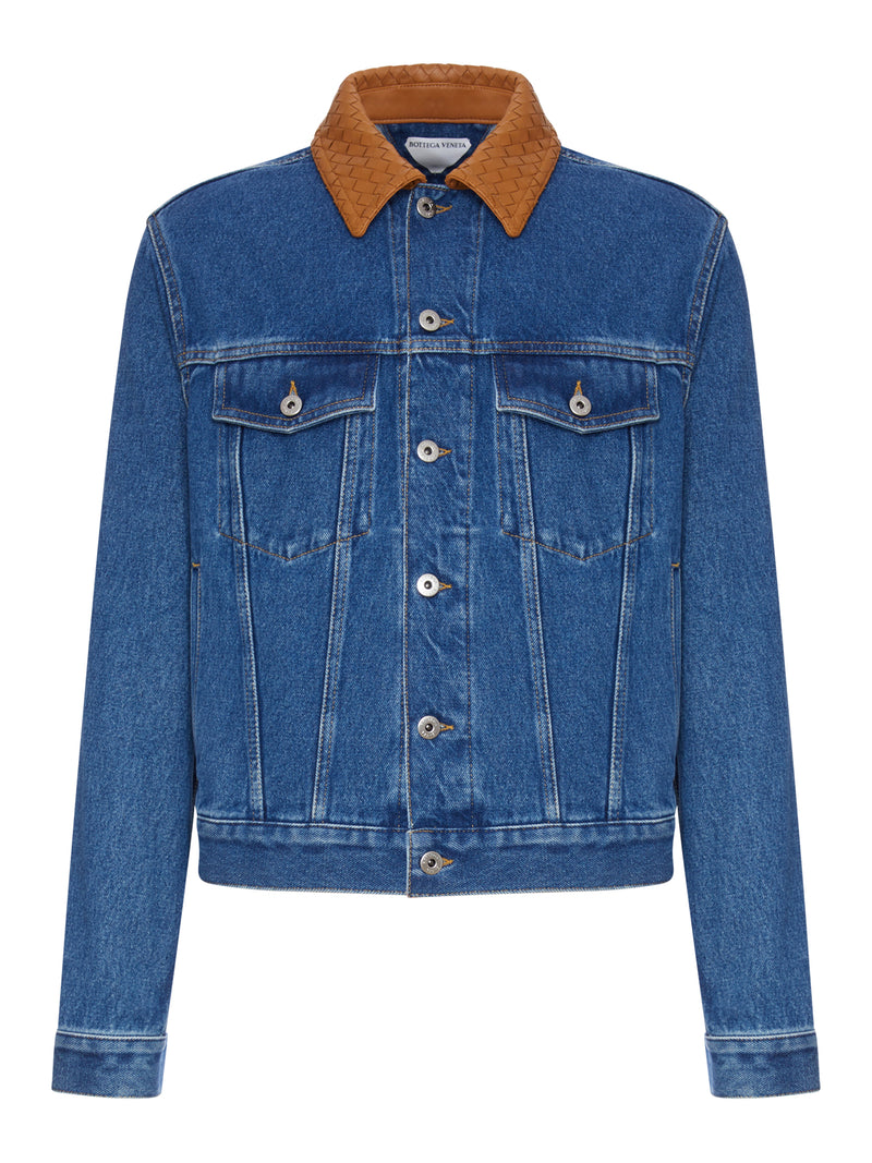 GIACCA IN DENIM LAVAGGIO MEDIO INDACO