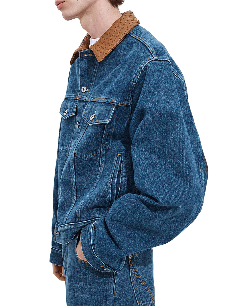 GIACCA IN DENIM LAVAGGIO MEDIO INDACO