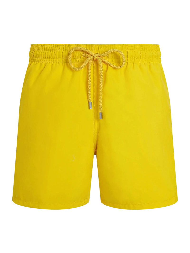 COSTUME DA BAGNO TINTA UNICA CON LOGO INCISO