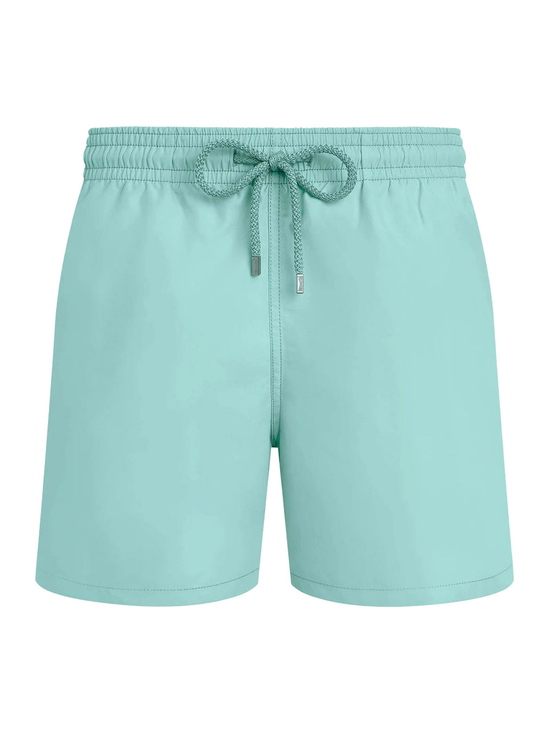 COSTUME DA BAGNO TINTA UNICA CON LOGO INCISO