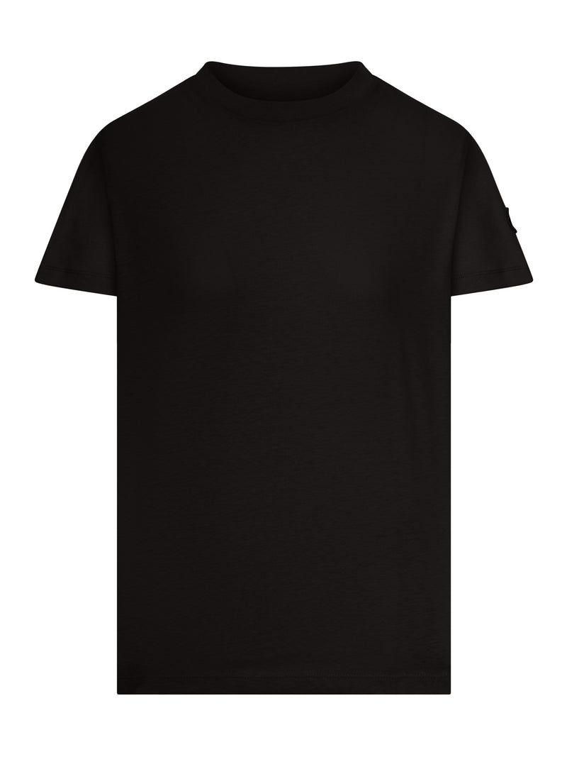T-SHIRT CON LOGO RICAMATO IN COTONE