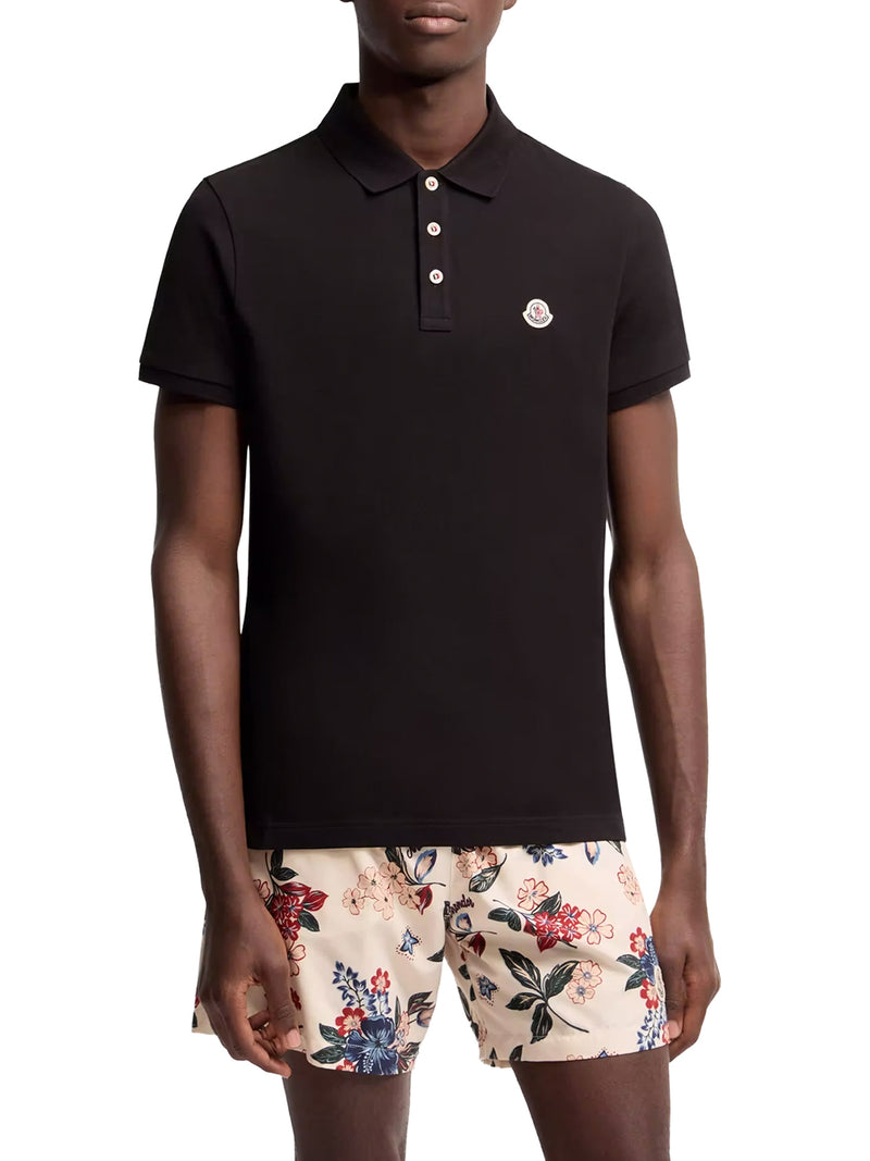 POLO IN COTONE CON PATCH LOGATO