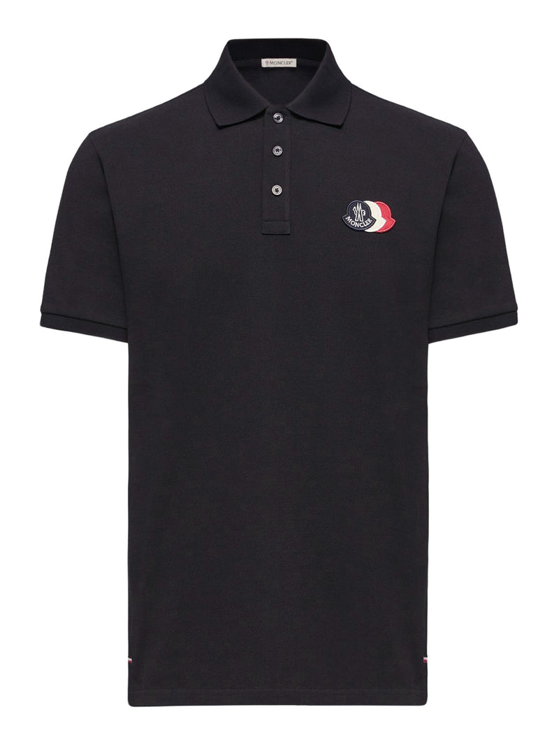 POLO IN PIQUET DI COTONE CON PATCH LOGATO