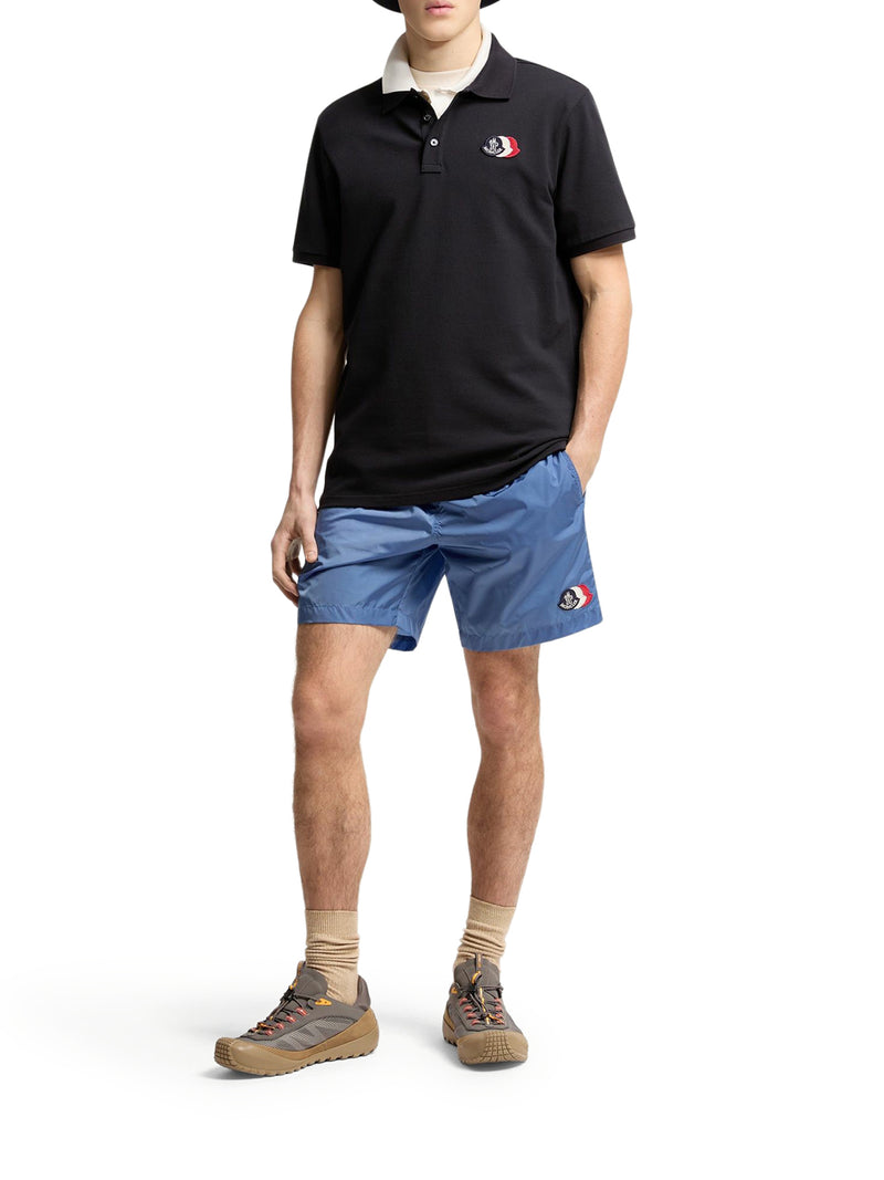 POLO IN PIQUET DI COTONE CON PATCH LOGATO