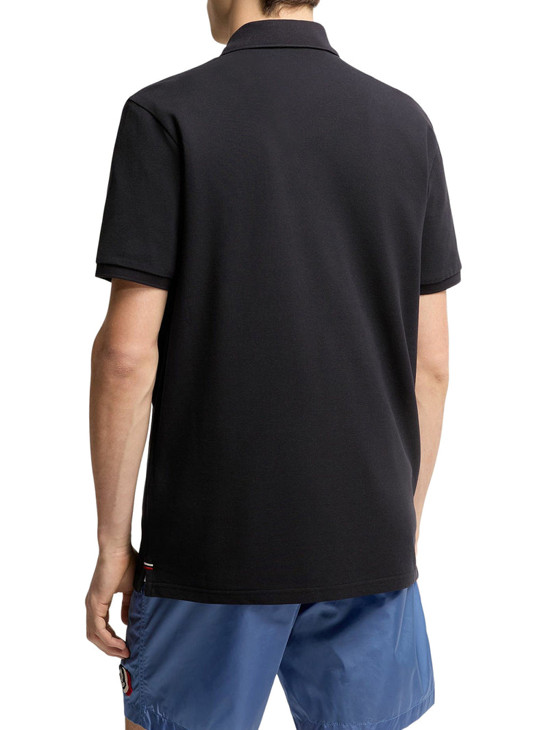 POLO IN PIQUET DI COTONE CON PATCH LOGATO