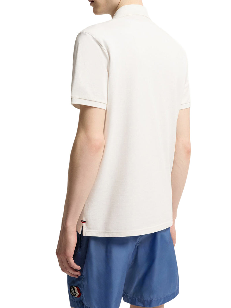 POLO IN PIQUET DI COTONE CON PATCH LOGATO