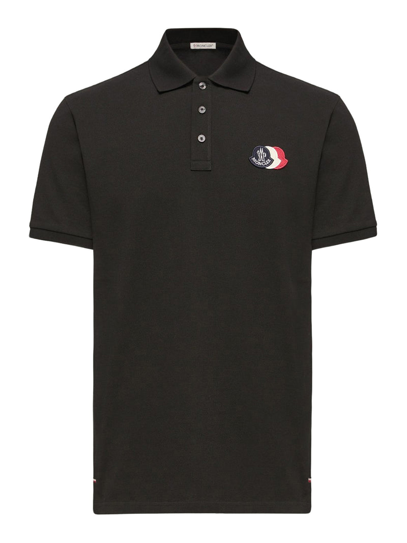 POLO IN PIQUET DI COTONE CON PATCH LOGATO