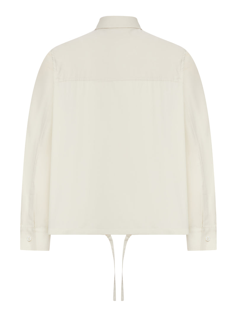 CAMICIA RICERCA IN MISTO COTONE E SETA