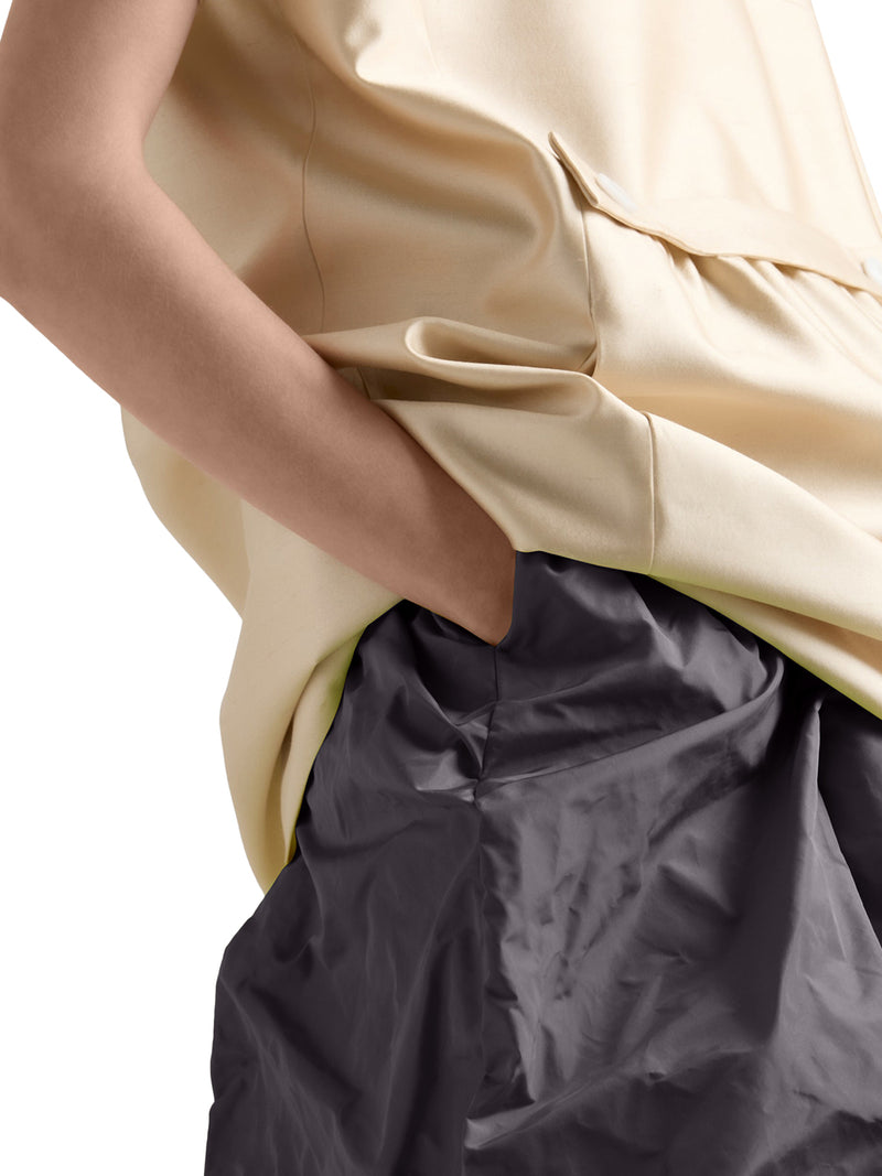 GONNA IN TAFFETÀ TEC