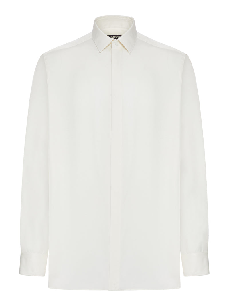 CAMICIA CLASSICA IN TWILL FLUIDO