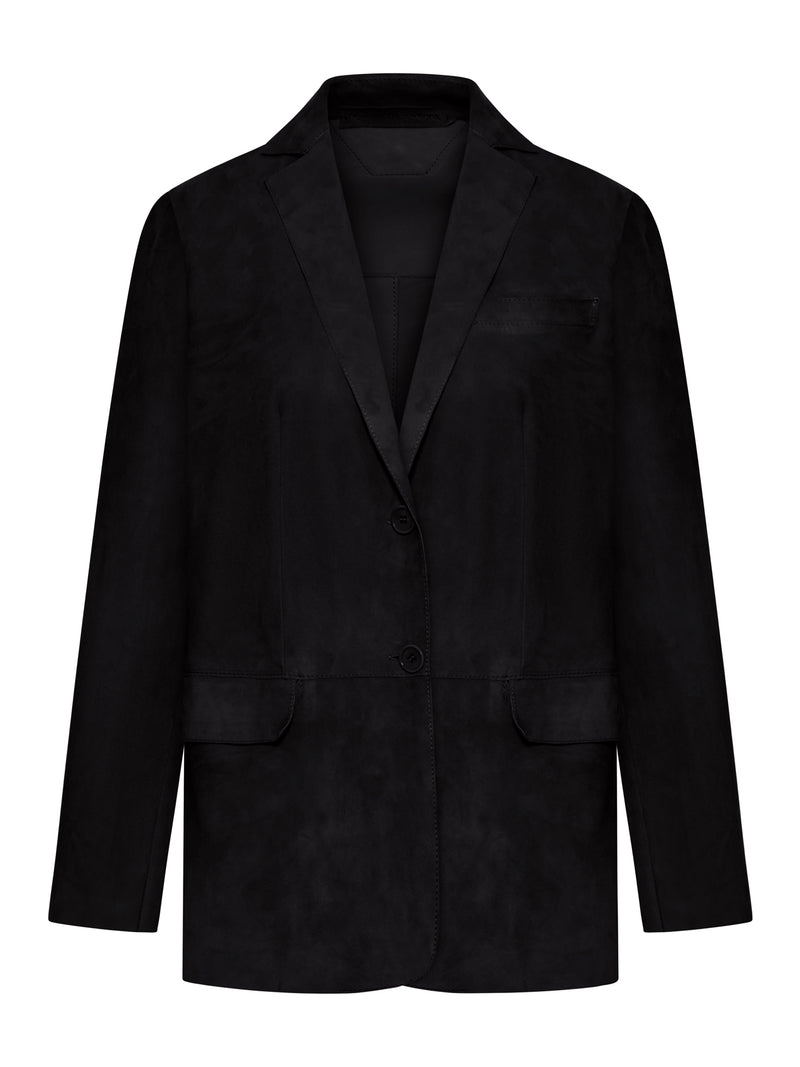 GIACCA IN PELLE SCAMOSCIATA