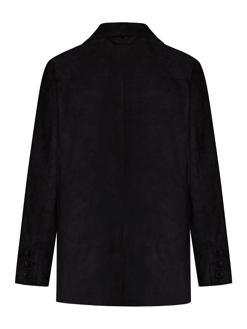 GIACCA IN PELLE SCAMOSCIATA