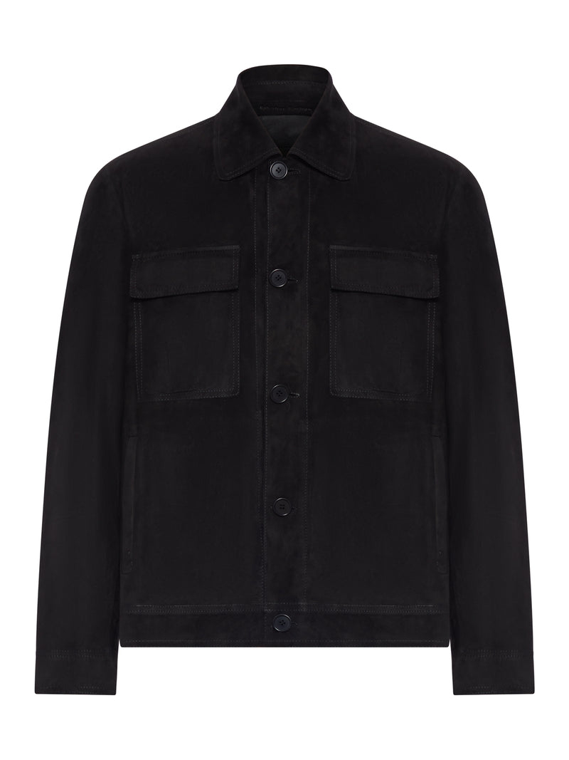 GIACCA CORTA IN PELLE WORKWEAR