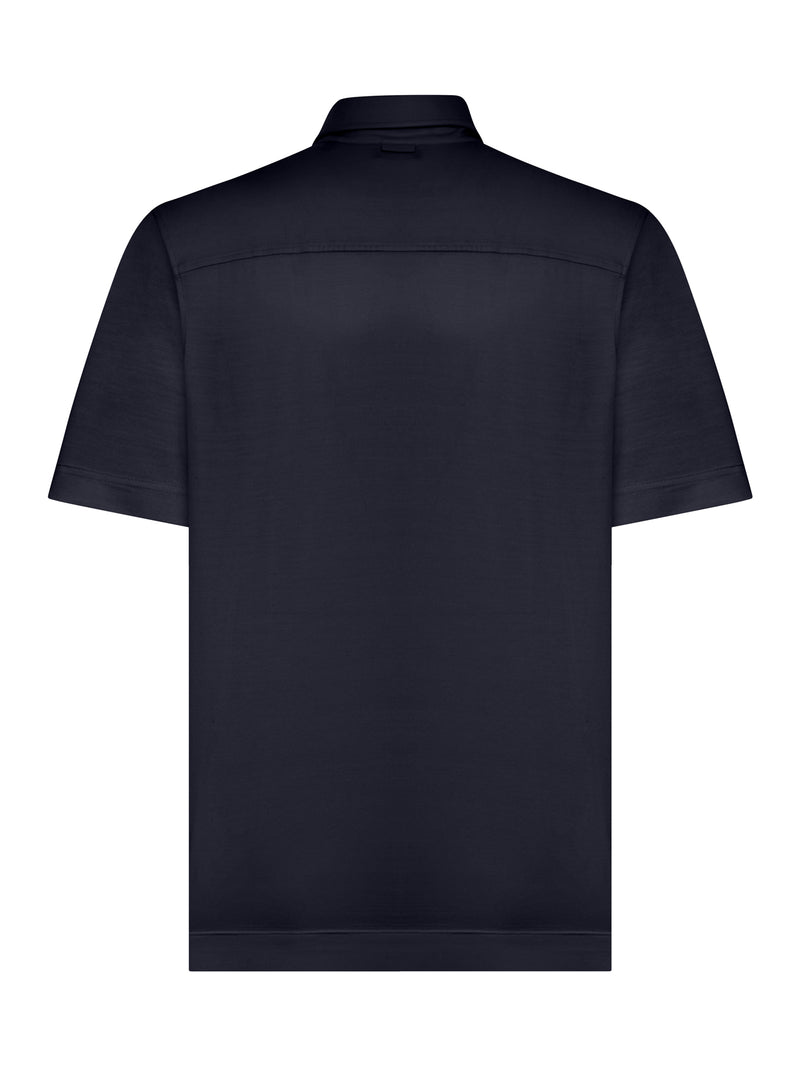 POLO IN MAGLIA DI SETA E COTONE
