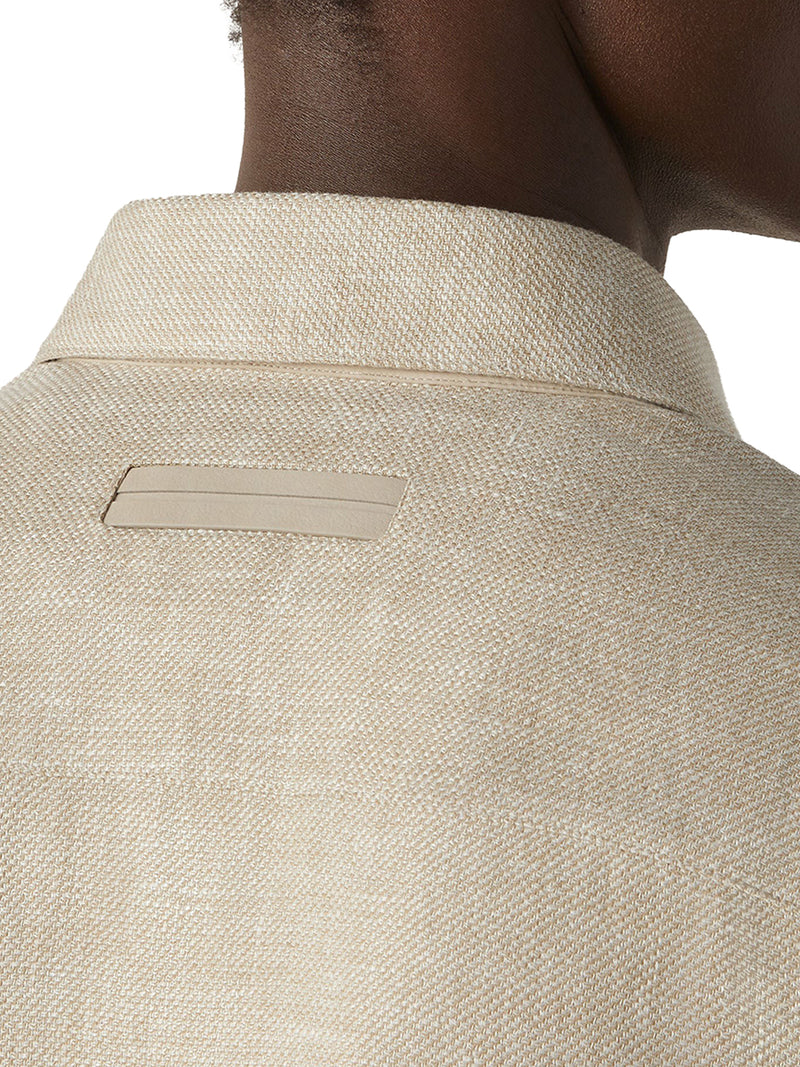 OVERSHIRT IN CASHMERE LINO E SETA