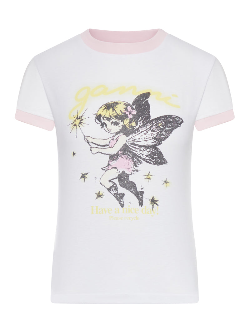 T-SHIRT IN COTONE CON STAMPA GRAFICA FAIRY