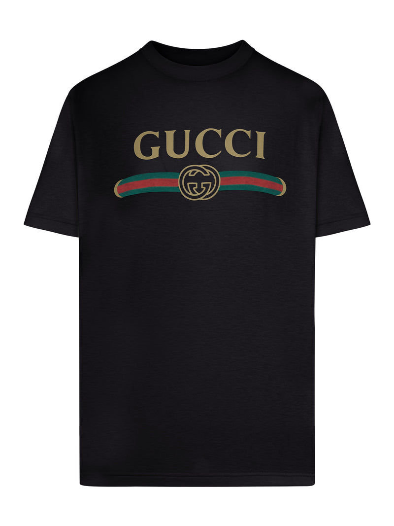 T-SHIRT IN JERSEY DI MISTO SETA STAMPATO