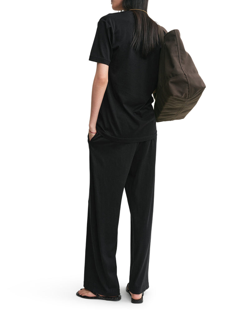 T-SHIRT IN COTONE E SETA