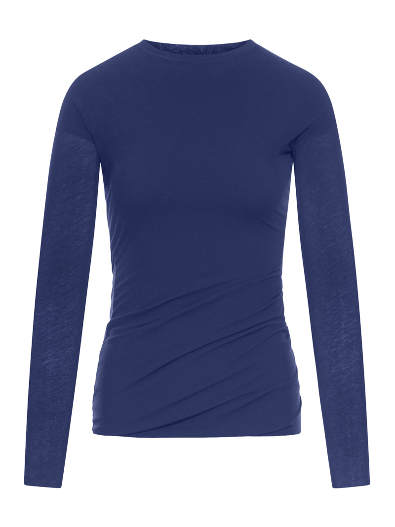 MAGLIA A MANICHE LUNGHE A DOPPIO STRATO