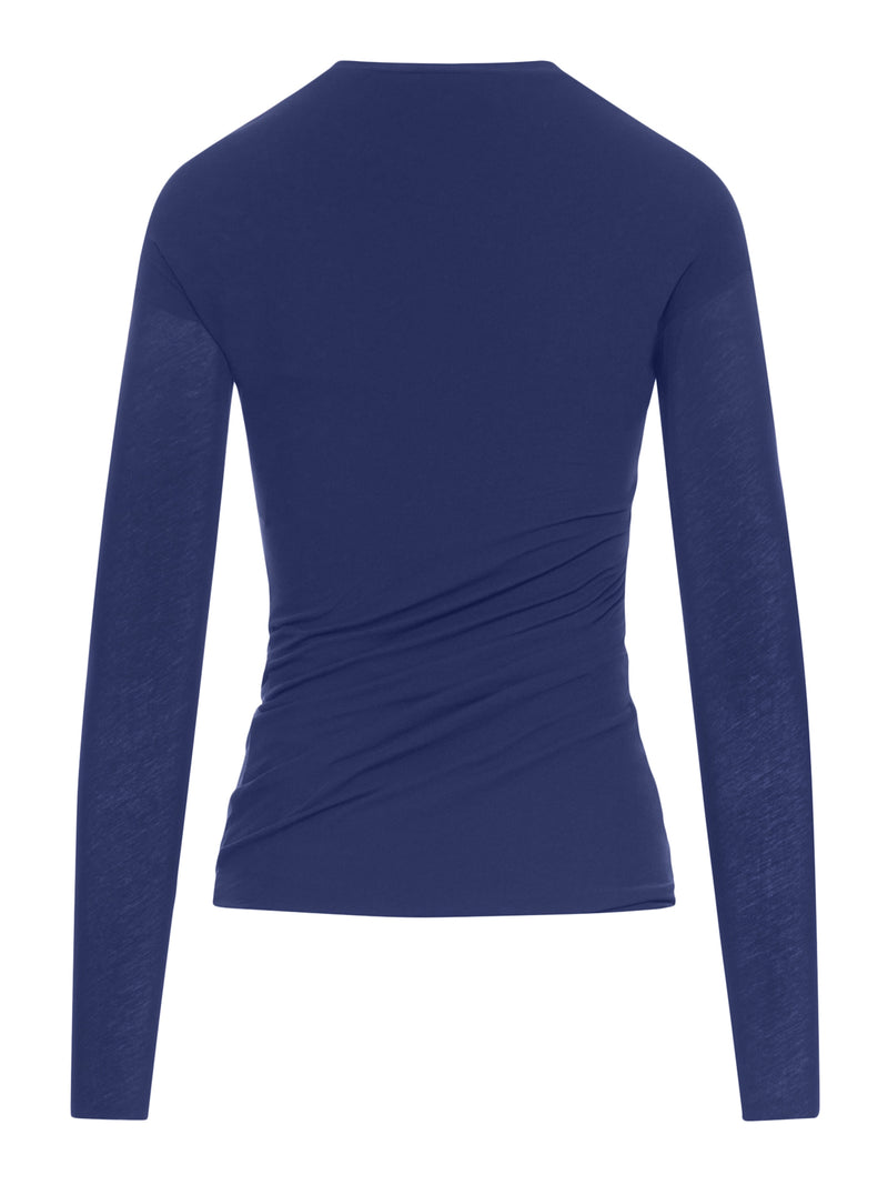 MAGLIA A MANICHE LUNGHE A DOPPIO STRATO