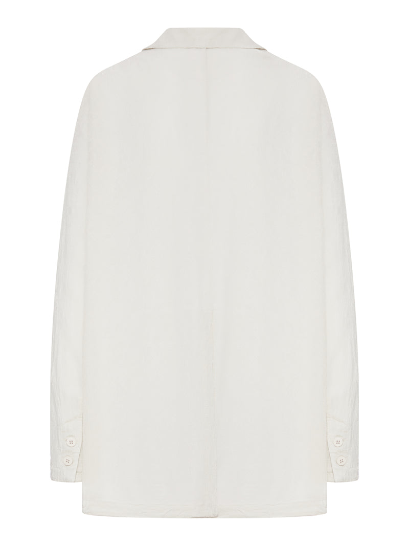 GIACCA MONOPETTO OVER IN LINO