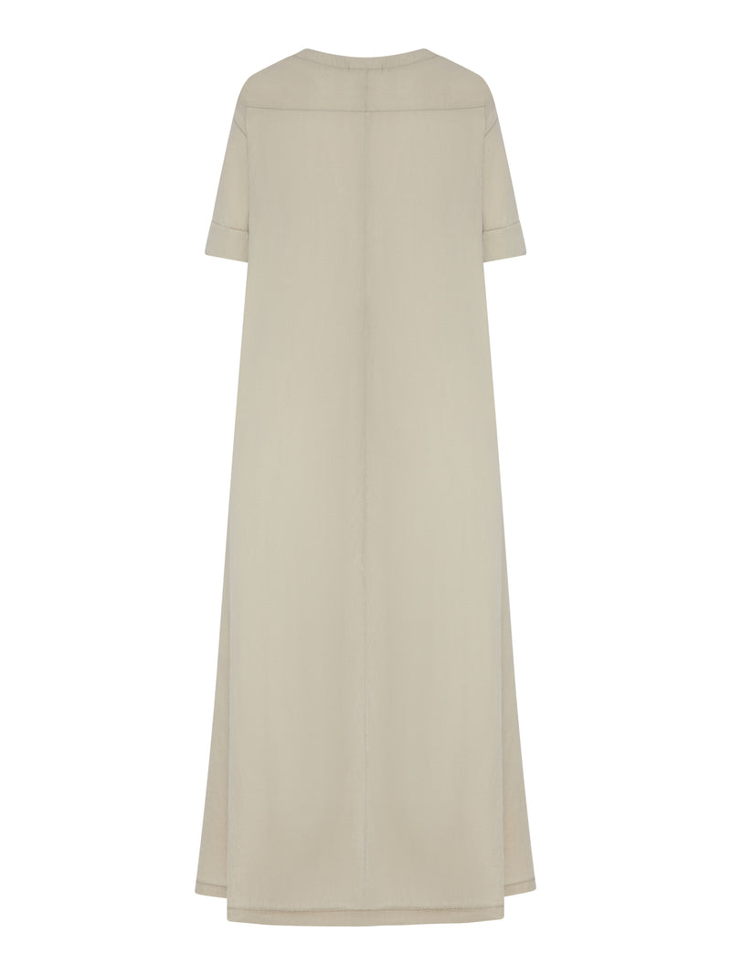 ABITO LUNGO MINIMAL IN LINO