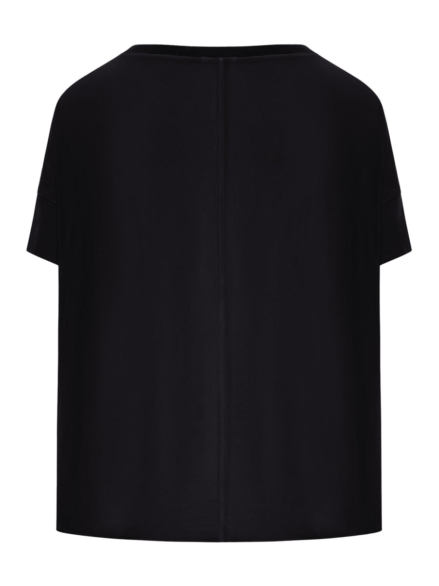 T-SHIRT OVER REALIZZATA IN DOPPIO TESSUTO