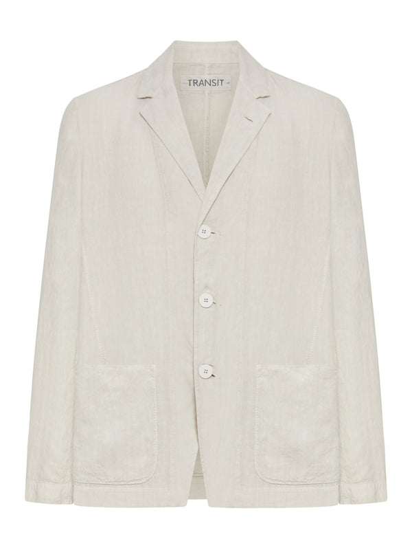 GIACCA MONOPETTO SARTORIALE IN LINO