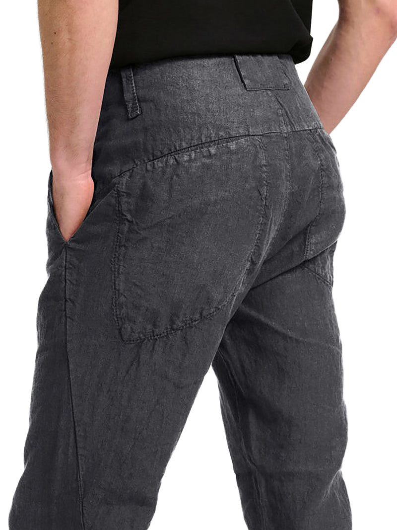 PANTALONE REGULAR-FIT IN LINO