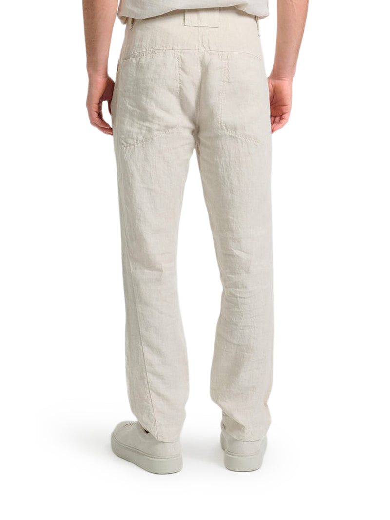 PANTALONE REGULAR-FIT IN LINO