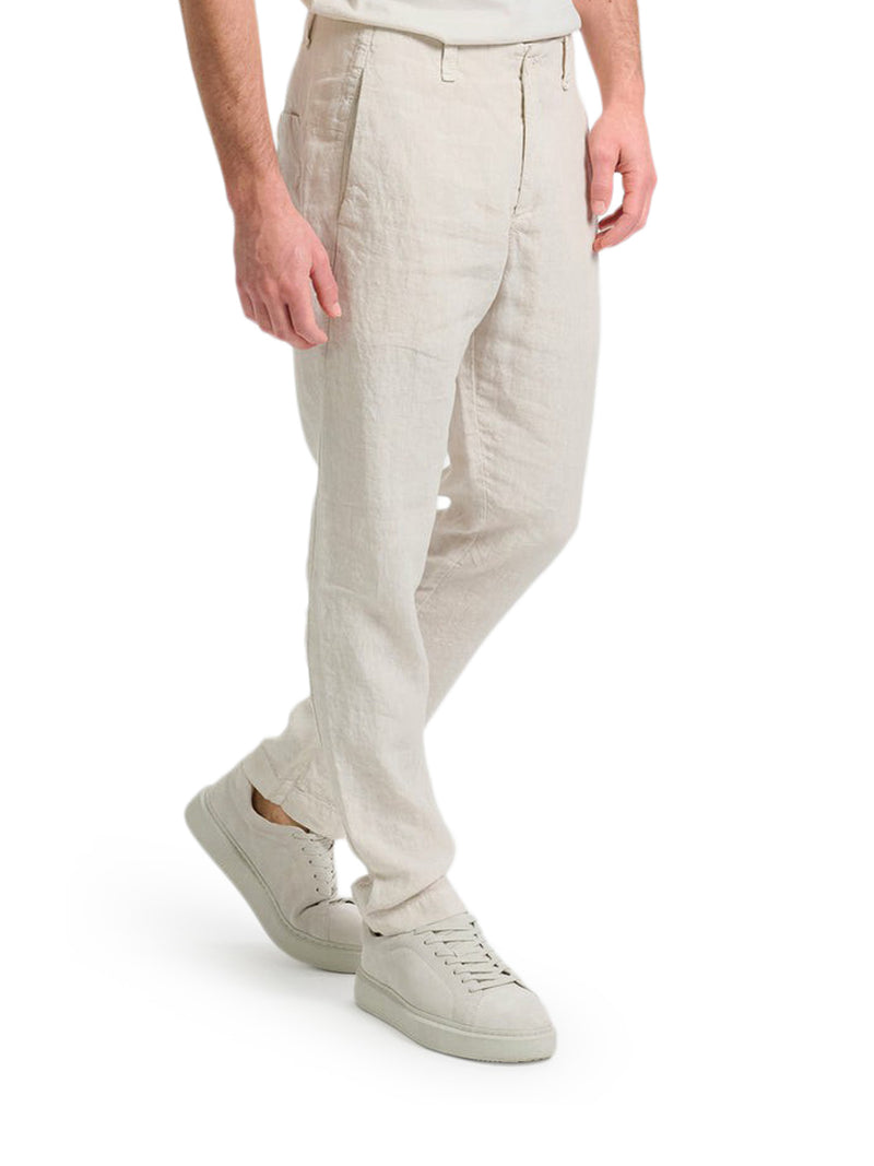 PANTALONE REGULAR-FIT IN LINO