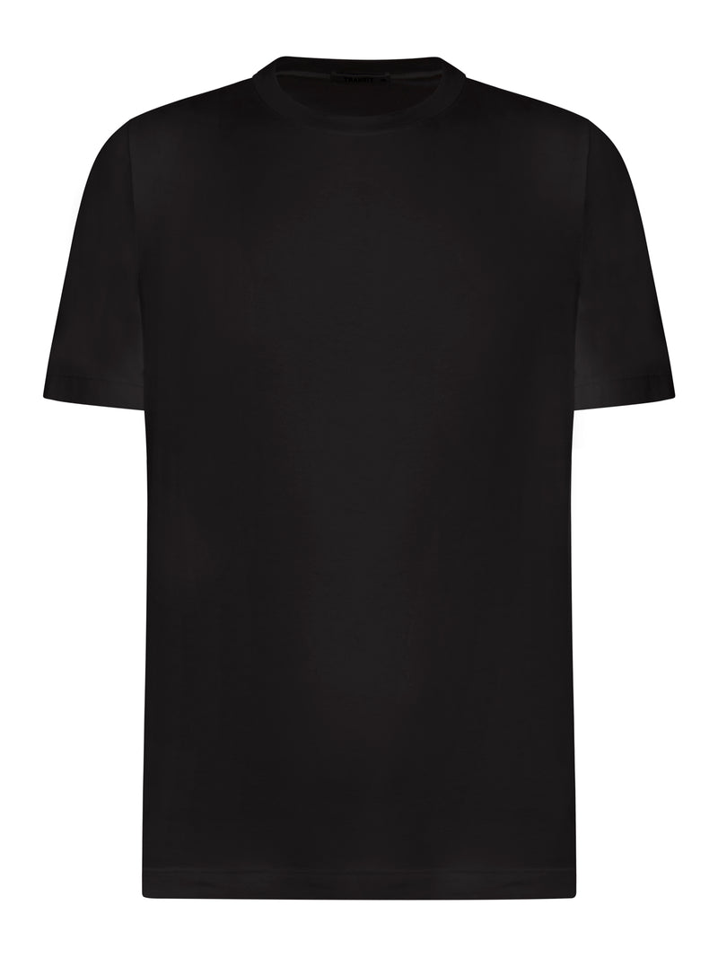 T-SHIRT GIROCOLLO IN COTONE