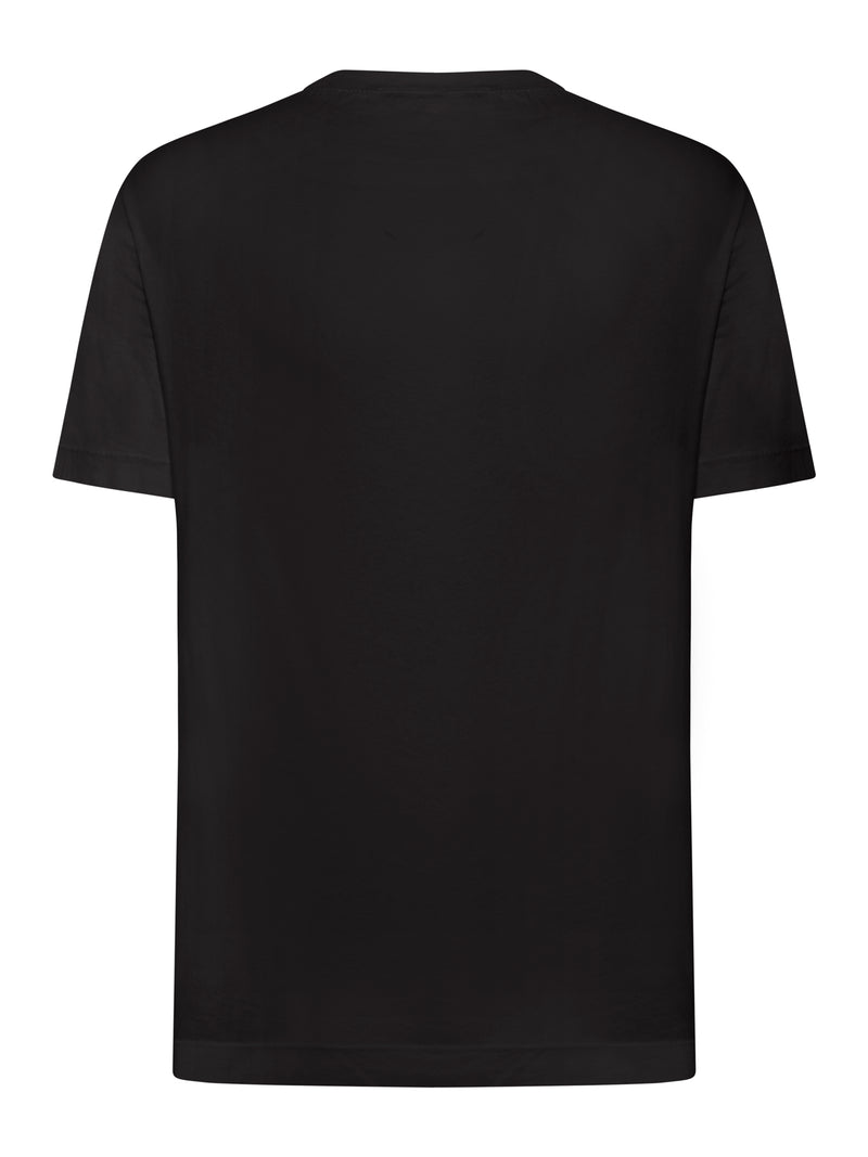 T-SHIRT GIROCOLLO IN COTONE