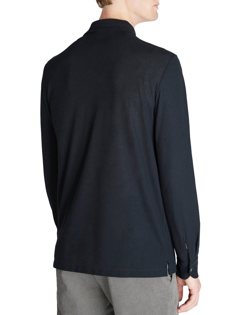 POLO SLIM FIT IN ICE COTTON