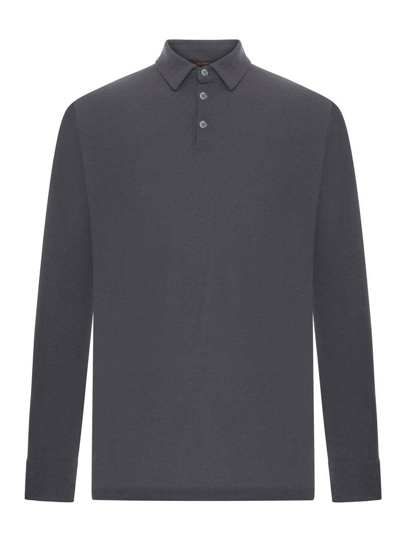 POLO SLIM FIT IN ICE COTTON