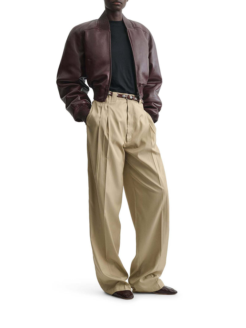 PANTALONI CHINO IN TRENCH
