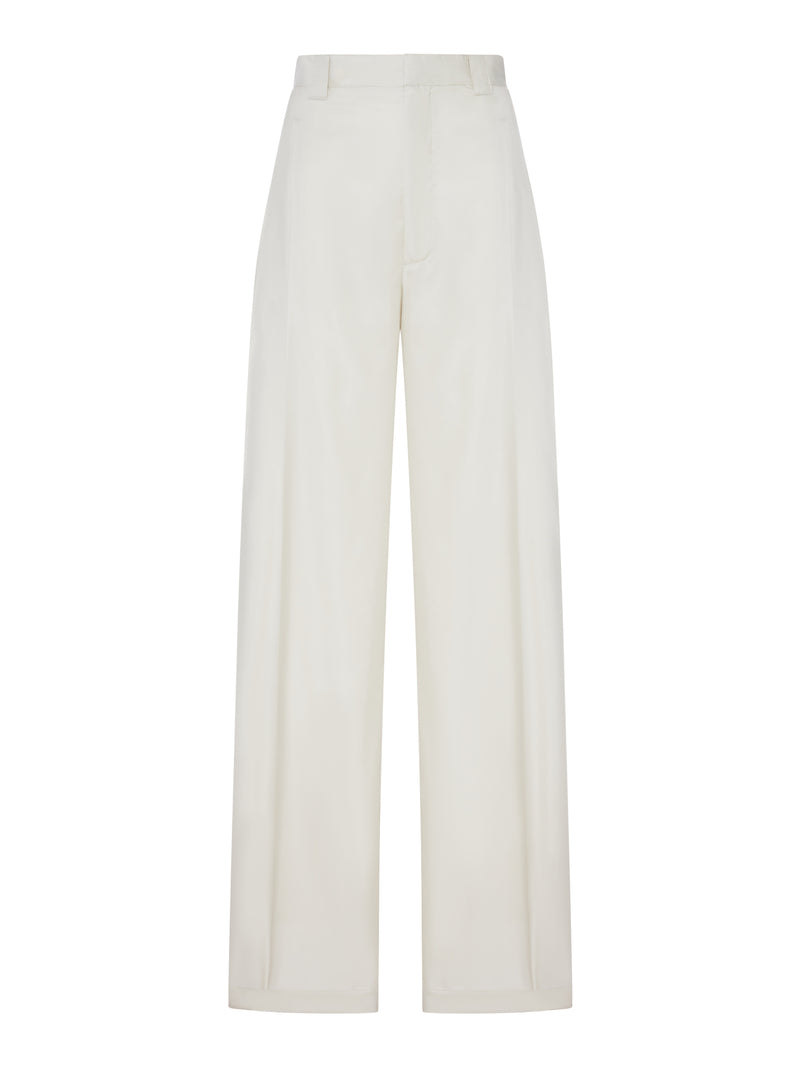PANTALONE CHINO IN MISTO SETA