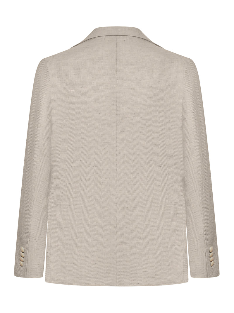 GIACCA SARTORIALE MONTECARLO IN LINO